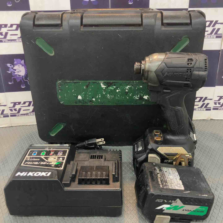【中古品】ハイコーキ(HIKOKI ※旧:日立工機) コードレスインパクトドライバー WH36DC(2XPBG)【所沢店】