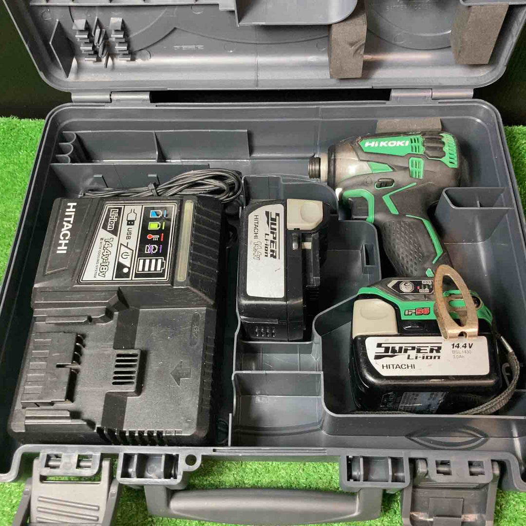 ★ハイコーキ(HIKOKI ※旧:日立工機) コードレスインパクトドライバー WH14DDL2(2LYPK)(L)【岩槻店】