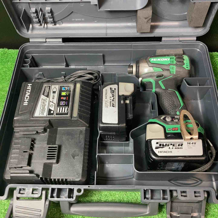 ★ハイコーキ(HIKOKI ※旧:日立工機) コードレスインパクトドライバー WH14DDL2(2LYPK)(L)【岩槻店】