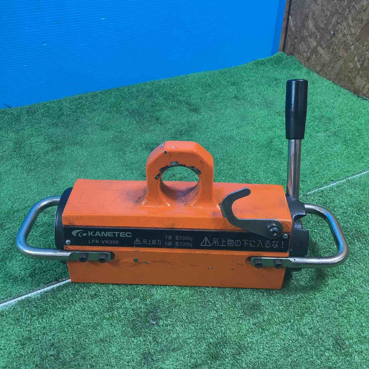 【中古品】カネテック 小形永磁リフマ LPR-VN300 吊上能力：平鋼：最大300kg、丸鋼：最大200kg【岩槻店】