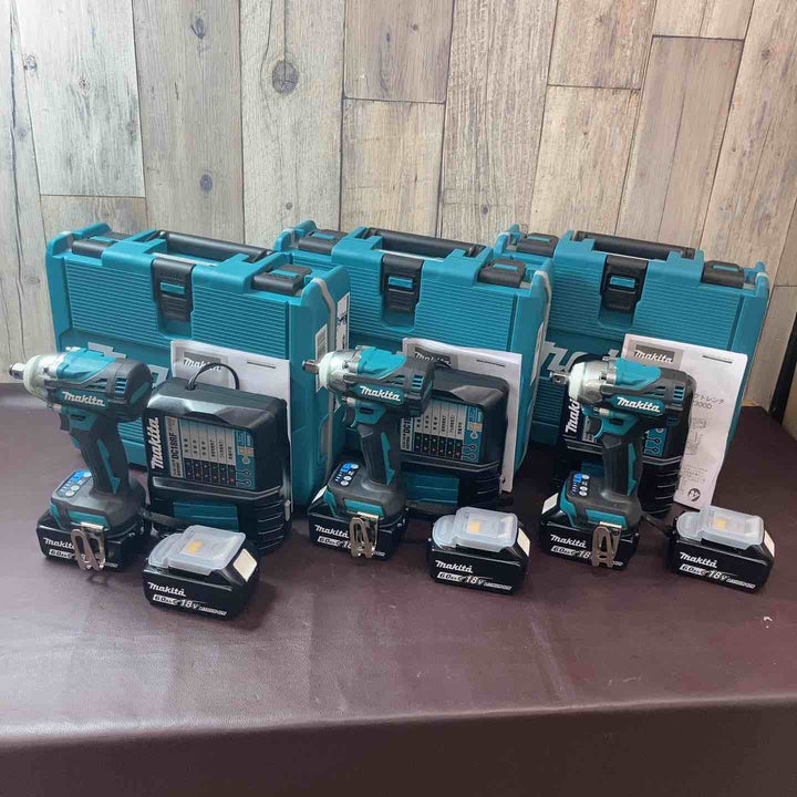 【未使用品(店頭展示品)】 マキタ(makita) まとめ 18V コードレスインパクトレンチ TW300DRGX 3台セット フルセット品 【東大和店】