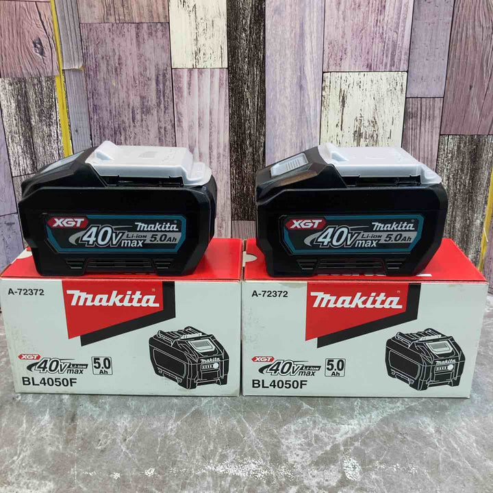 【未使用品】2個セット 純正品 マキタ makita リチウムイオンバッテリー 40Vmax BL4050F【八潮店】