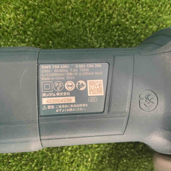 ◇ボッシュ(BOSCH) 100mmディスクグラインダー GWS750-100I【草加店】