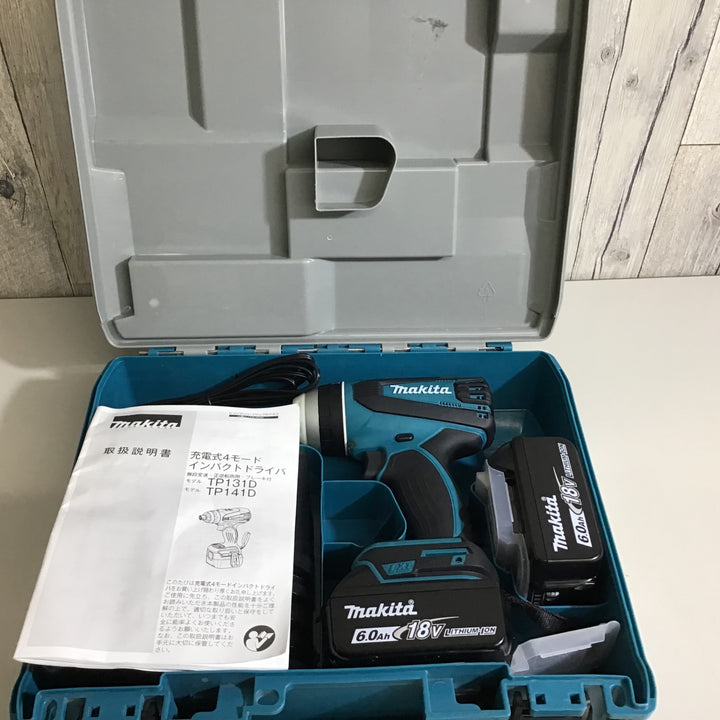 【中古品】 ★送料無料★ マキタ makita 18V コードレス4モードインパクトドライバー TP141DRGX【戸田店】