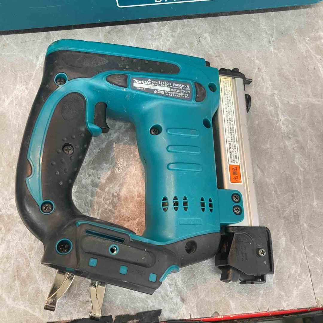 ☆マキタ(makita) 14.4V 4mm J線 コードレスタッカ ST420DRF【草加店】