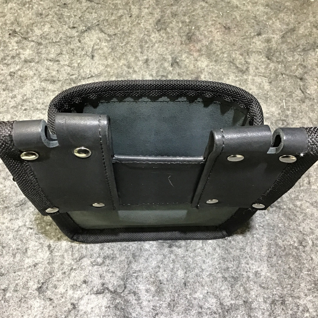 【美品】KNICKS(ニックス) ヌメ革2段建築用腰袋 KBS-201BA【桶川店】