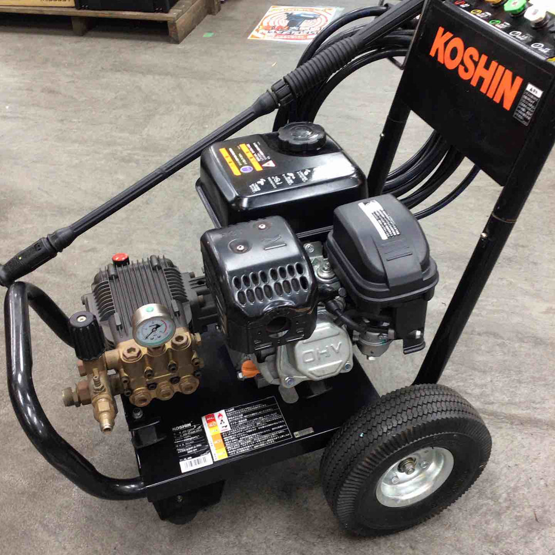 工進 エンジン式高圧洗浄機 15mpa 車輪付タイプ JCE-1510UK【川崎店】