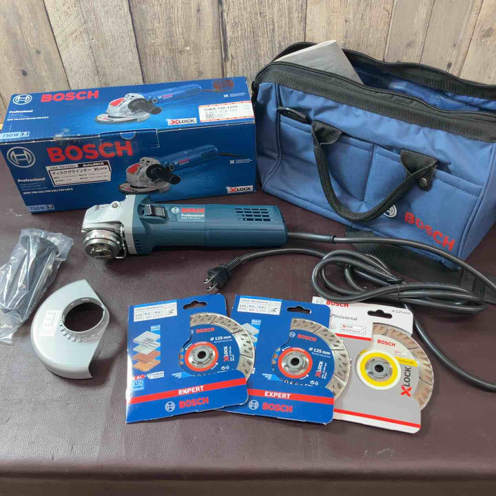 【未使用(店頭展示品)】☆ボッシュ(BOSCH) 125mmディスクグラインダー GWX750-125S【東大和店】
