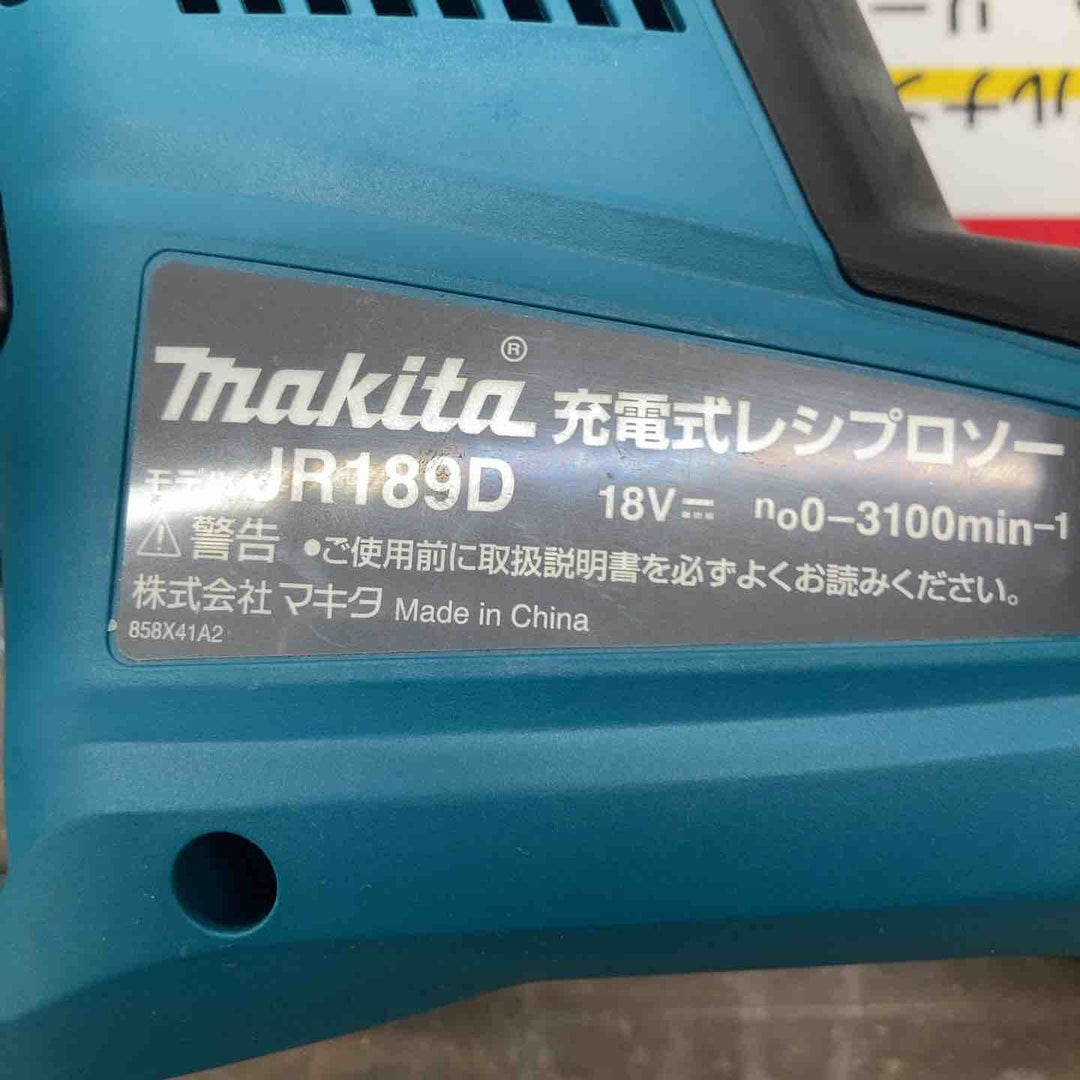 ★マキタ(makita) コードレスレシプロソー JR189DZ　本体のみ　18V対応【戸田店】
