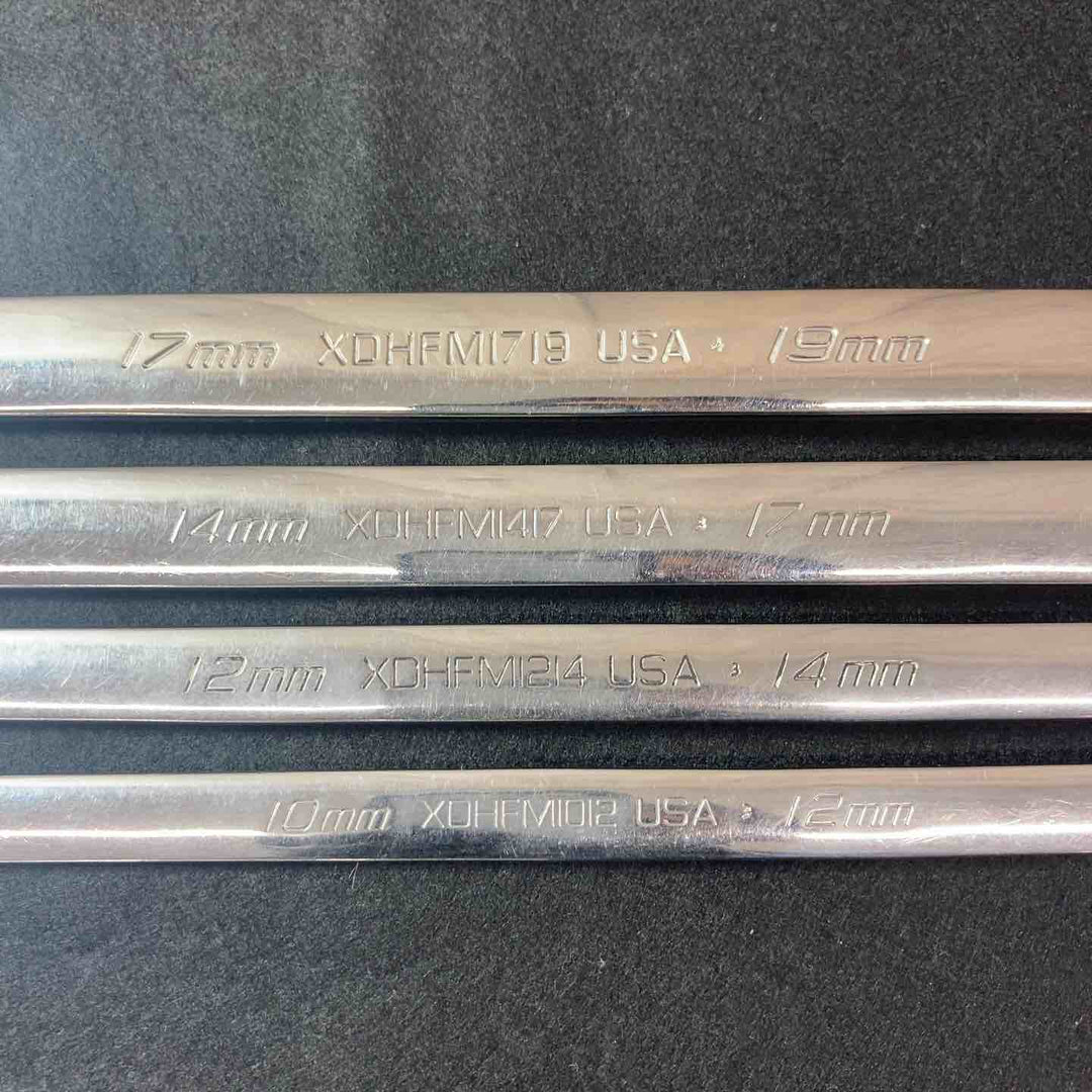 【中古品】 マックツール(MACTOOLS) XDHFM1012・1214・1417・1719 ストレートメガネレンチ 4本セット 【東大和店】