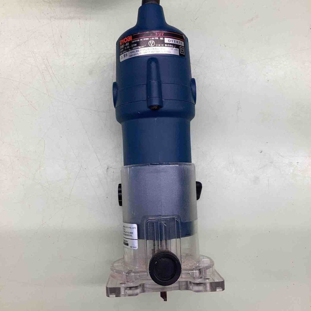 リョービ(RYOBI)  トリマ 6mm TRE-40木材 切削 縁 溝 模様 くり抜 トリミング 【越谷店】