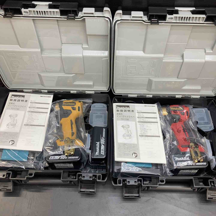 【未使用品】マキタ/makita コードレスインパクトドライバー LTX20周年限定色 TD173DGX PB/PG/PY/PR フルセット品 各1台 計4台セット【川越店】