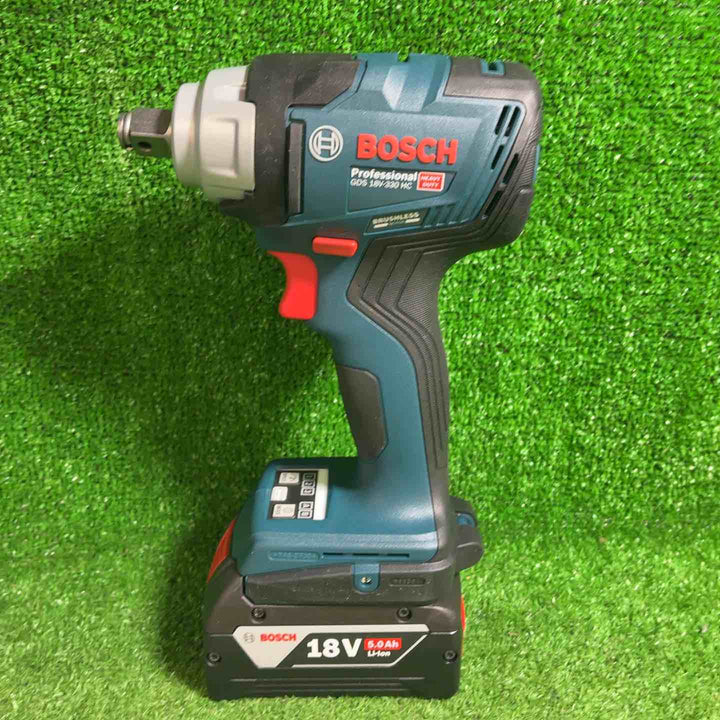 【未使用品】Bosch Professional(ボッシュ) 18Vコードレスインパクトレンチ GDS18V-330HC (5.0Ahバッテリー2個・充電器・キャリングケース付) 【藤沢店】