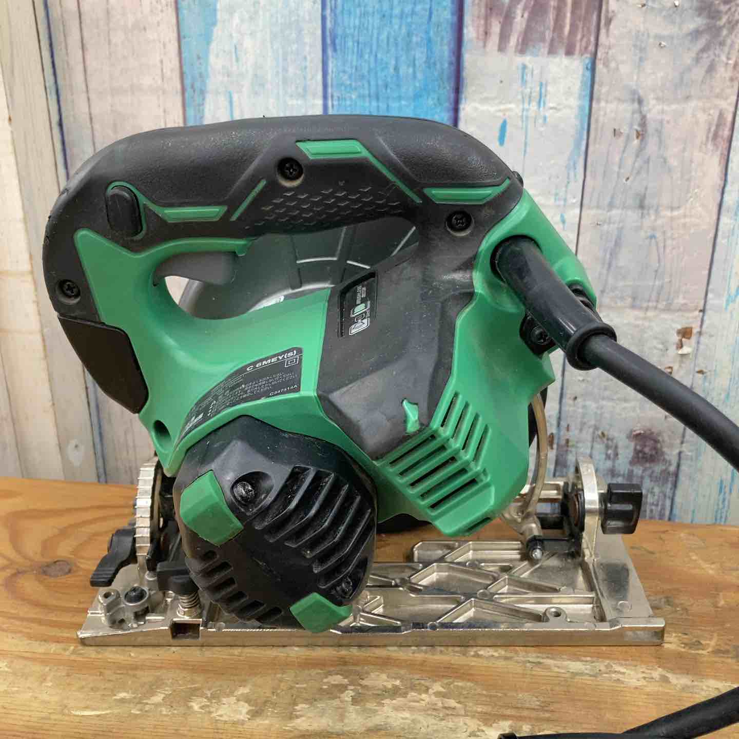 中古品】☆ハイコーキ(HIKOKI ※旧:日立工機) 深切り電子丸のこ C6MEY(S