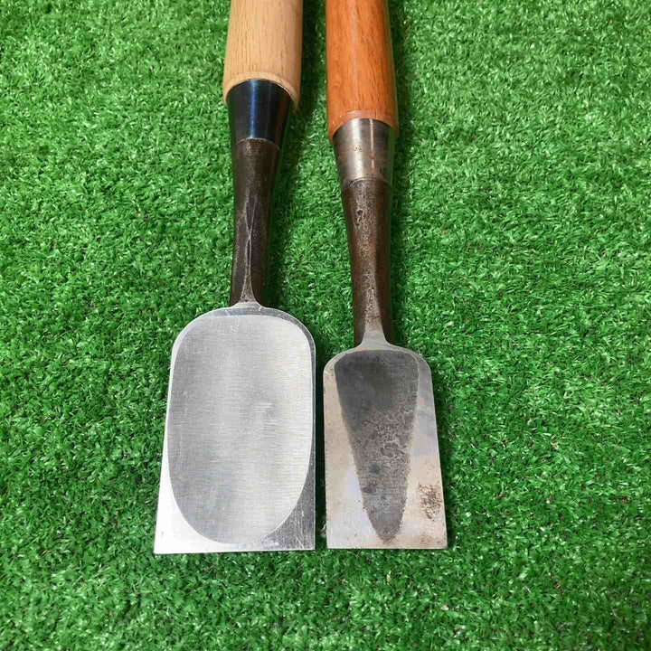 在銘「啓寿」 追入れ鑿 2本まとめ のみ 和工具【岩槻店】