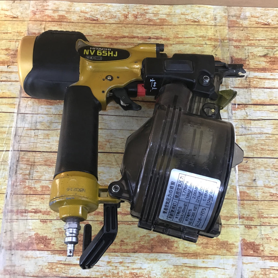 ★ハイコーキ(HIKOKI ※旧:日立工機) 高圧エア釘打ち機 NV65HJ【川崎店】