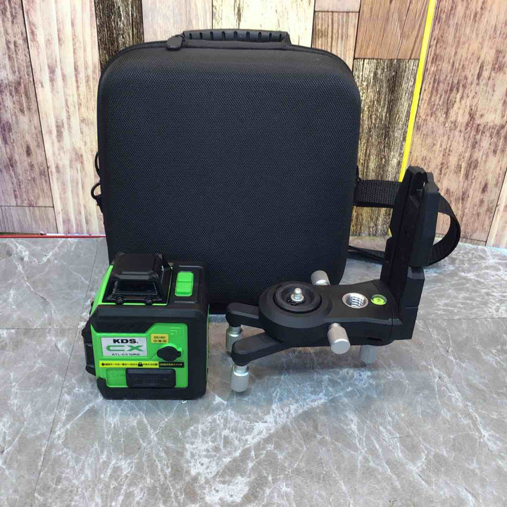 ◇ムラテックKDS コンパクトグリーンレーザー墨出し器 ATL-CX10RGN マグネットマウントセット(MGM-LG)付【八潮店】