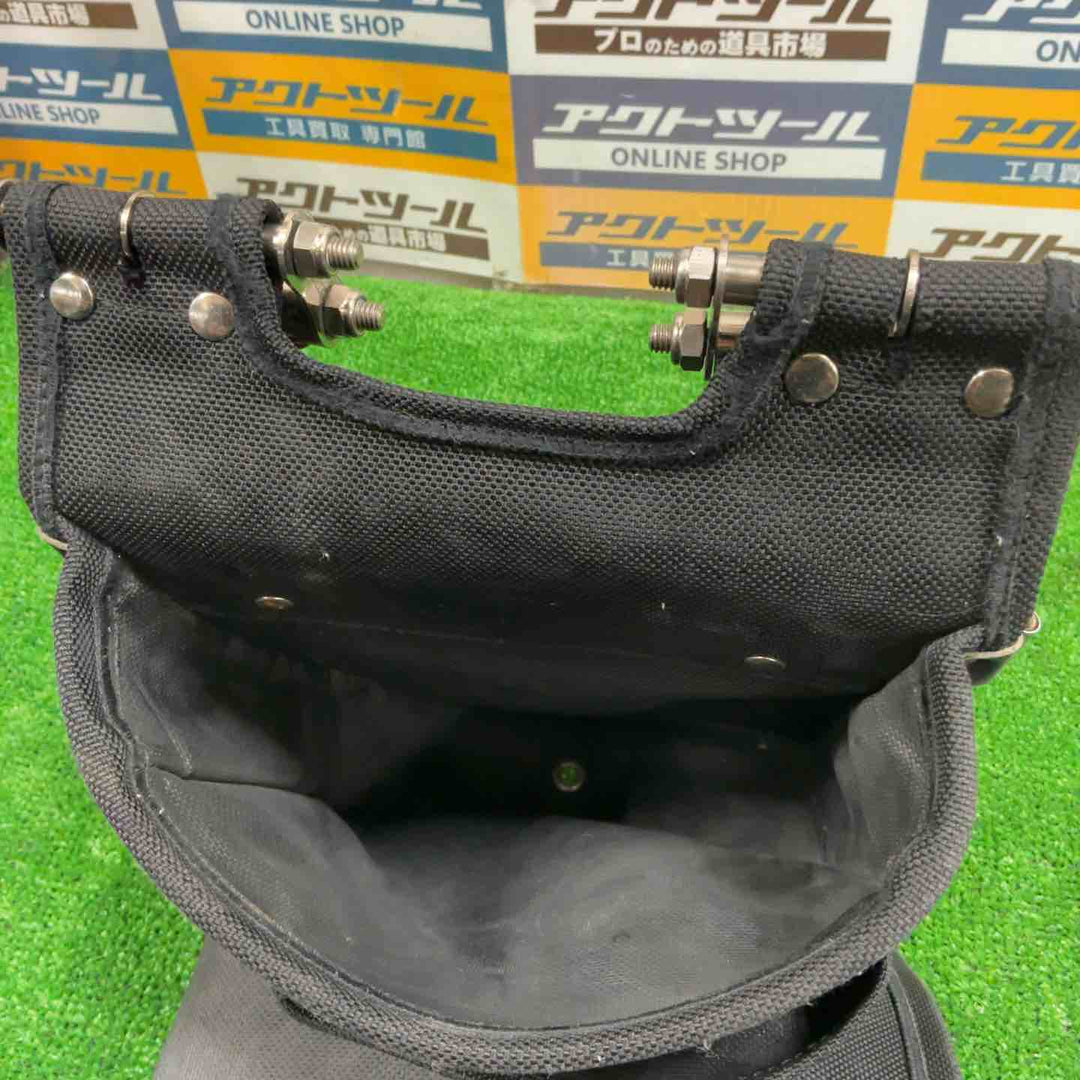 ニックス(KNICKS) コーデュラバリスティック生地ツーウェイタイプ2段腰袋(スリムタイプ) BA-201BB ベルトループ2つ付き【草加店】