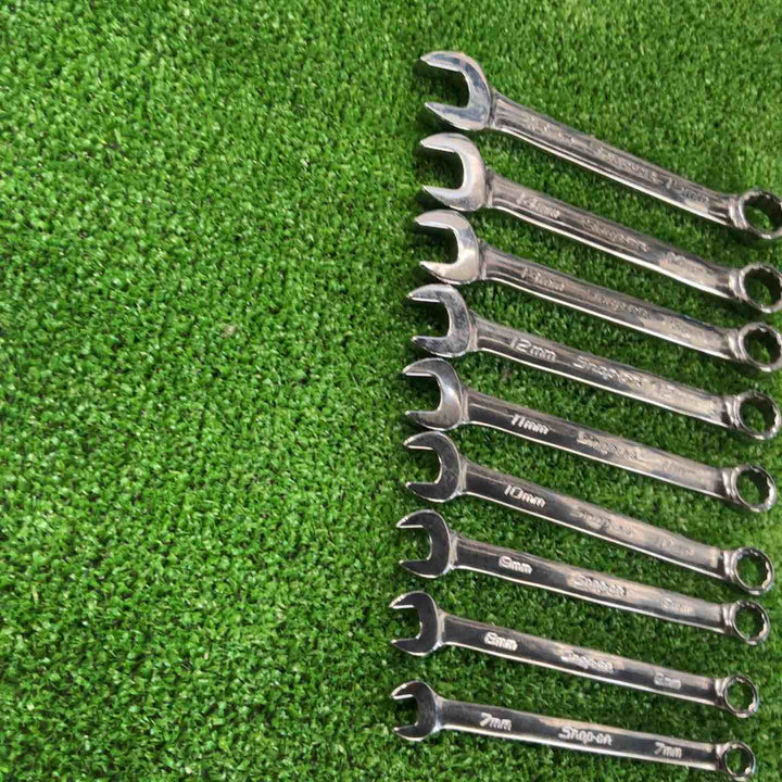 スナップオン(Snap-on) ショートコンビネーションレンチ 9本 セット OEXM7B/8B/9B/10B/11B/12B/13B/14B/15B【草加店】