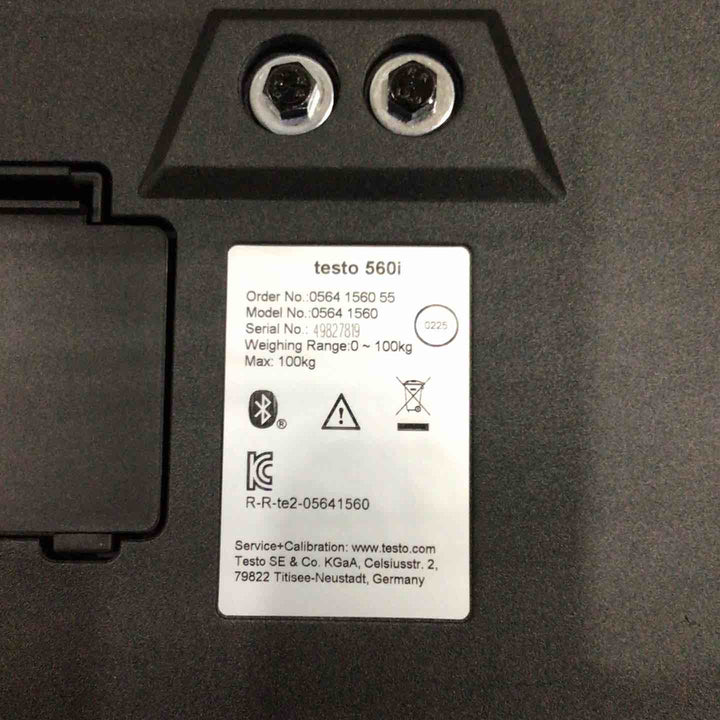 テスト(testo) スマートスケール&スマートバルブ 560i Kit 自動充填セット チャージングスケール【川口店】