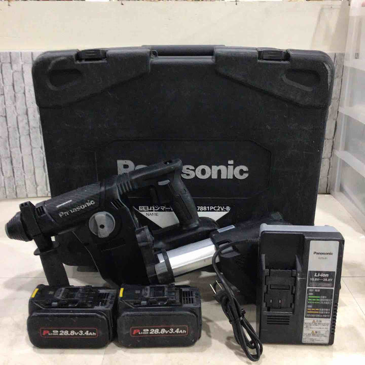 ★パナソニック(Panasonic) コードレスハンマドリル EZ7881PC2V-B【川口店】