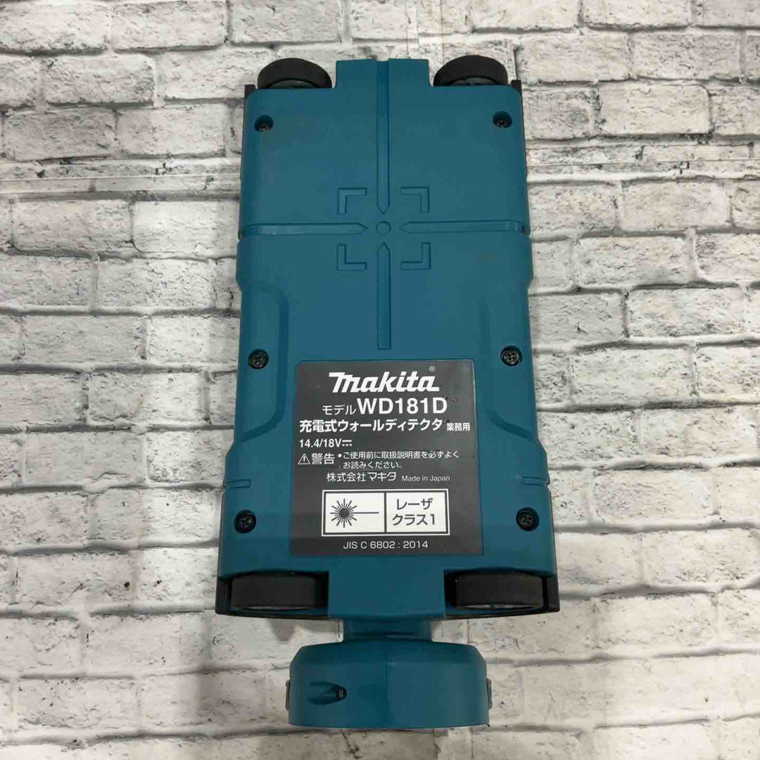 ★マキタ(makita) コードレスウォールディテクタ コンクリート探知機 WD181DZK【川口店】