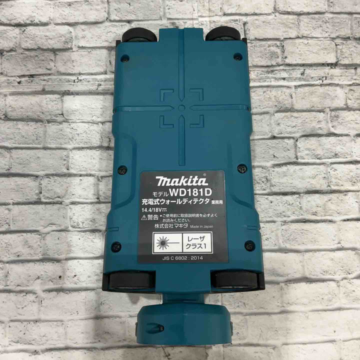 ★マキタ(makita) コードレスウォールディテクタ コンクリート探知機 WD181DZK【川口店】