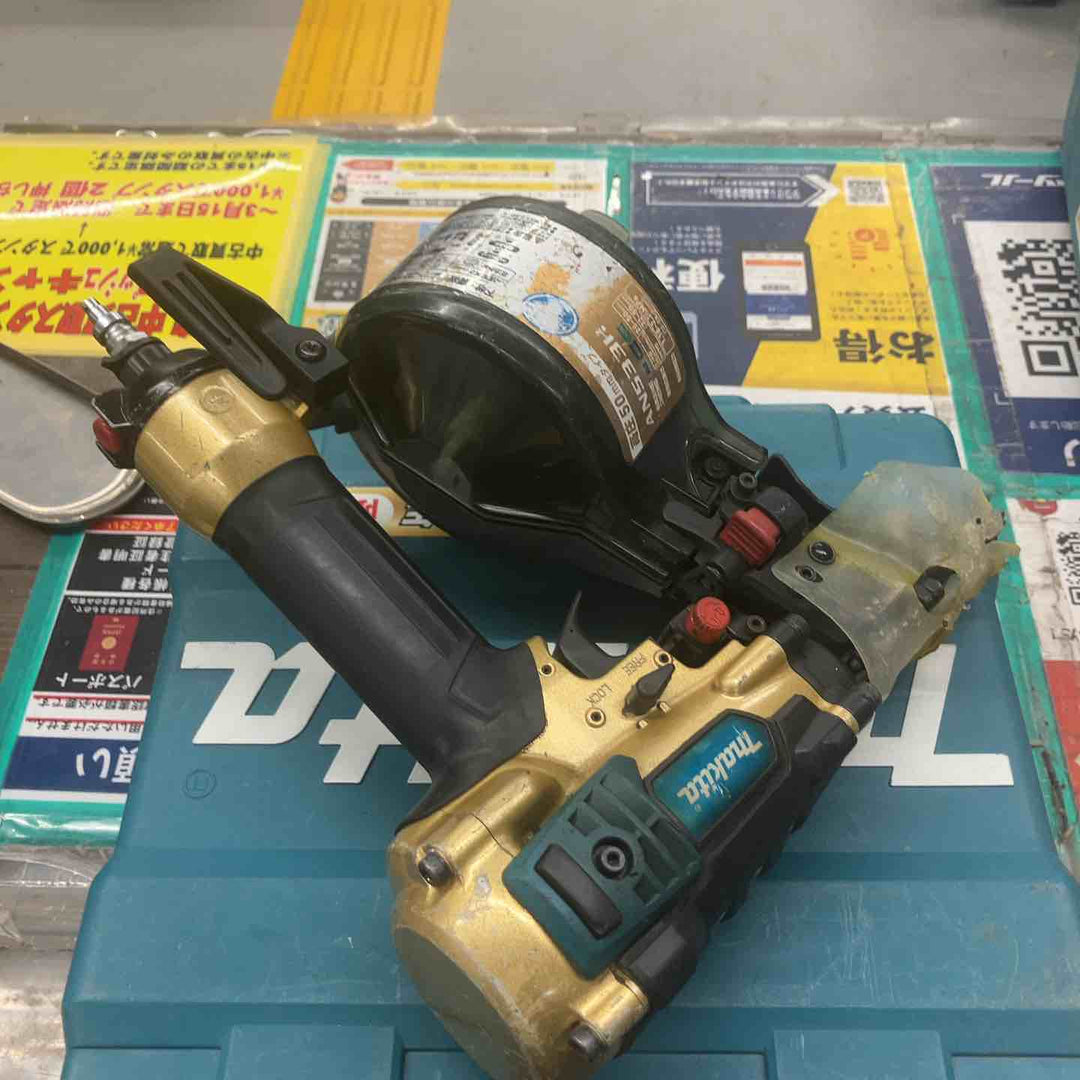 マキタ 50mm 高圧エア釘打 エアダスタ付 ゴールド AN533HSP1【戸田店】