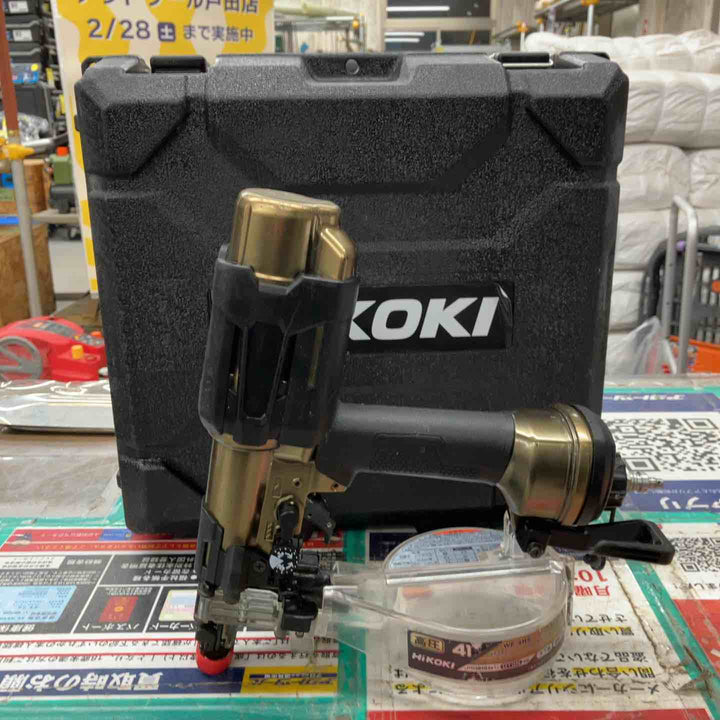 ★ハイコーキ(HIKOKI ※旧:日立工機) 高圧エアネジ打ち機 WF4HS【戸田店】