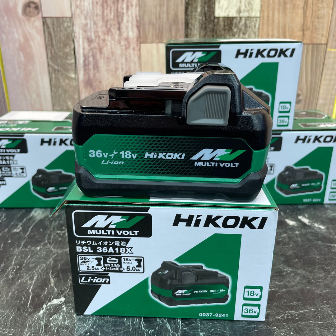 ハイコーキ(HIKOKI ※旧:日立工機) リチウムイオンバッテリー 36V/2.5Ah BSL36A18X　5個セット【八潮店】