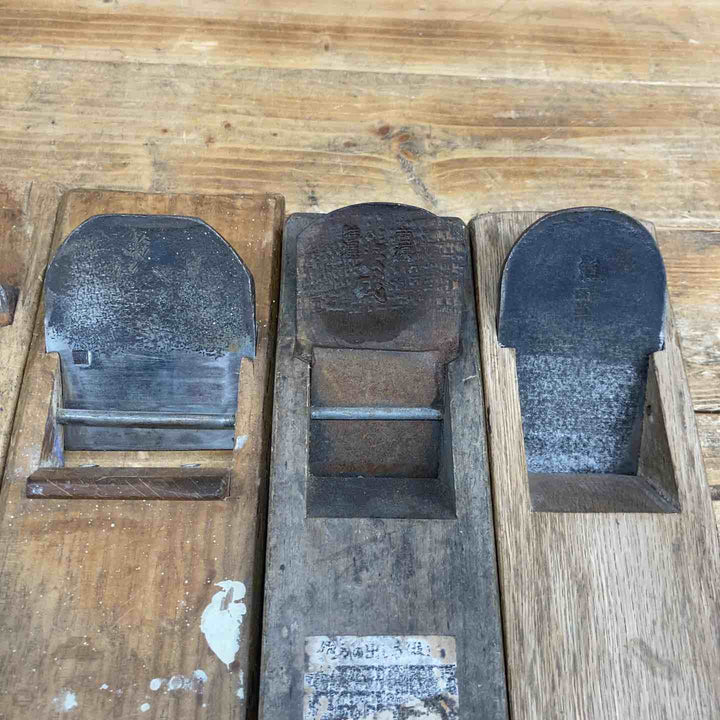 【中古品】 市弘・左国久・西常・宏成・長？ 鉋5個セット  鉋 かんな カンナ 和工具 大工道具 鑿 のみ 鋸 のこ 【東大和店】