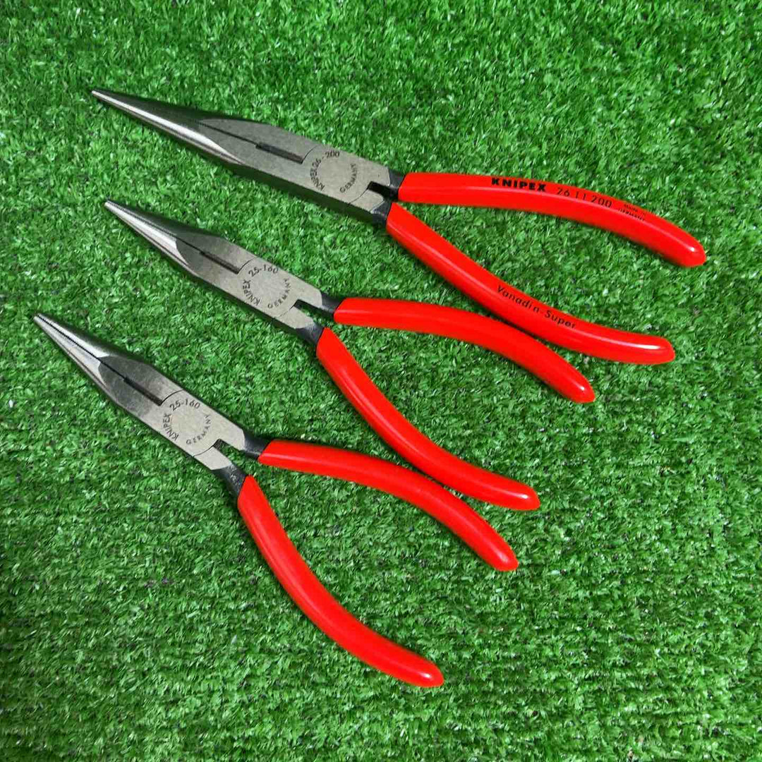 KNIPEX ニッパー 74 01 160、74 01 200/ラジオペンチ 25-160×2、26-200/スリップジョイントプライヤー ツイングリップ 82 01 200 6点セット【藤沢店】