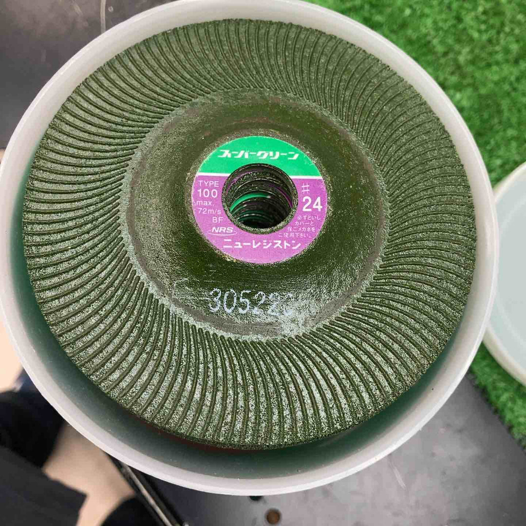 ◇NRS(ニューレジストン) スーパーグリーン 100×3×15#24 SG100324 (25枚入×4点)、SG100346 (25枚入）【川越店】