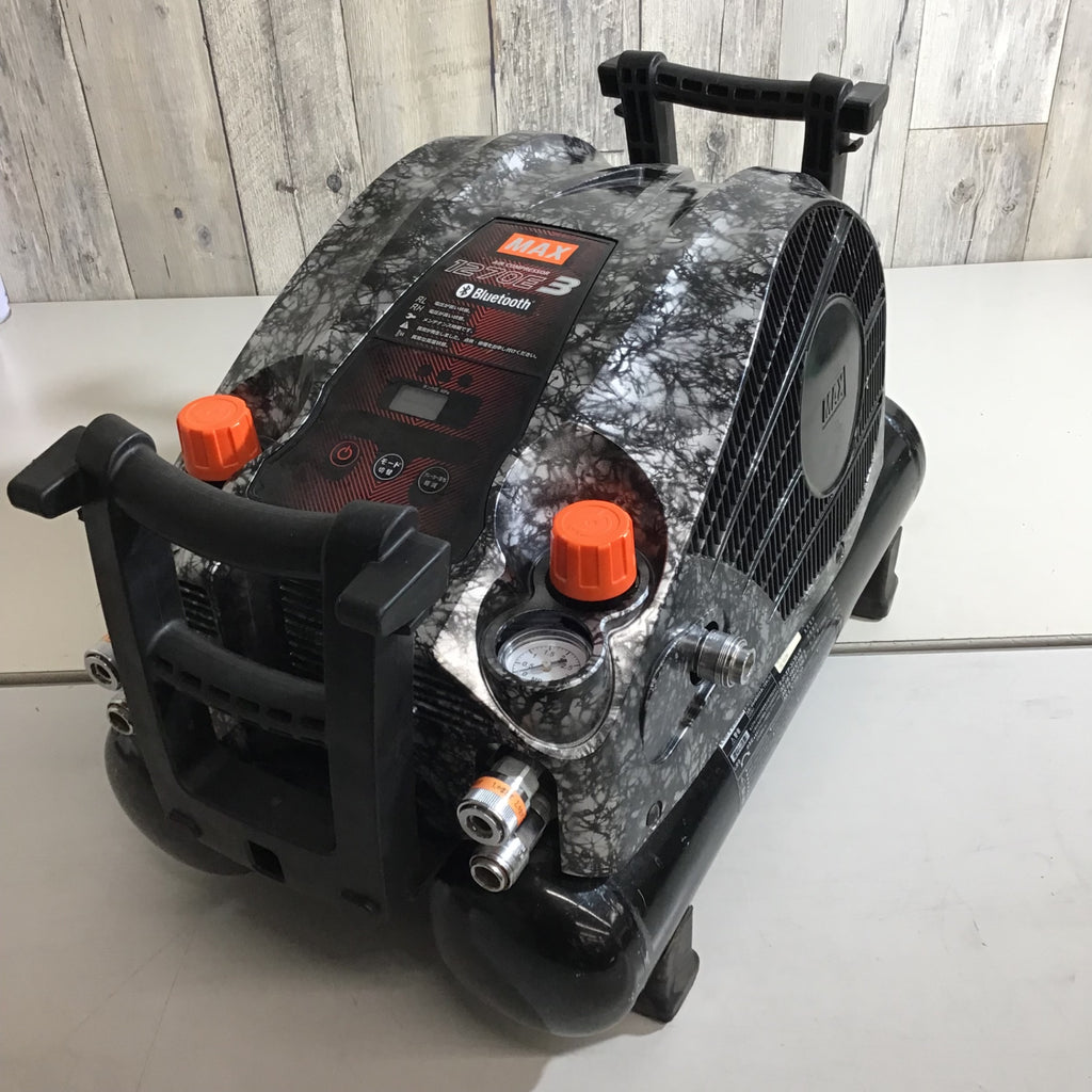 【YH-6894】未使用 MAX マックス スーパーエア・コンプレッサ AK-HH1270E2 ブラック Bluetooth搭載 高圧コンプレッサー 未使用品0924☆MAX(マックス) 高圧スーパーエアコンプレッサ