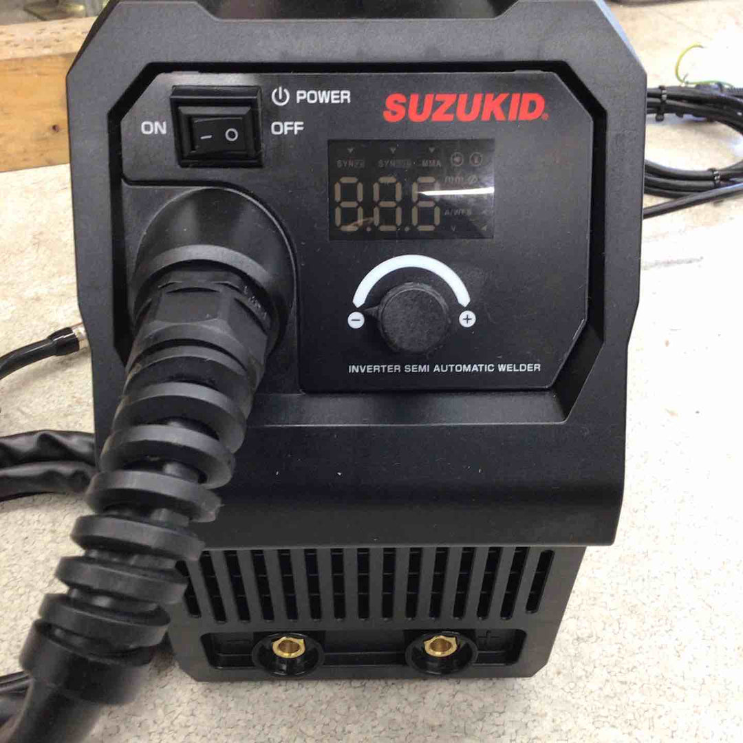 【中古品】◇SUZUKID スズキッド 100V インバータノンガス 半自動溶接機 SAYI-80N 中古ワイヤ付【八潮店】