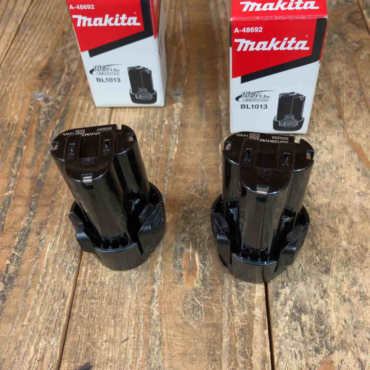 マキタ(makita) リチウムイオンバッテリー 10.8V/1.3Ah BL1013  A-48692 計2点【所沢店】