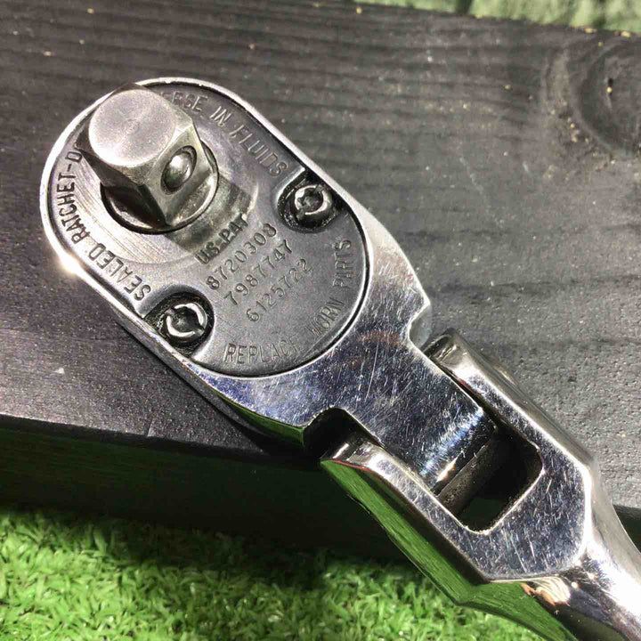 スナップオン(Snap-on) 3/8"フレックスヘッドラチェットハンドル FHLF80A 【川口店】