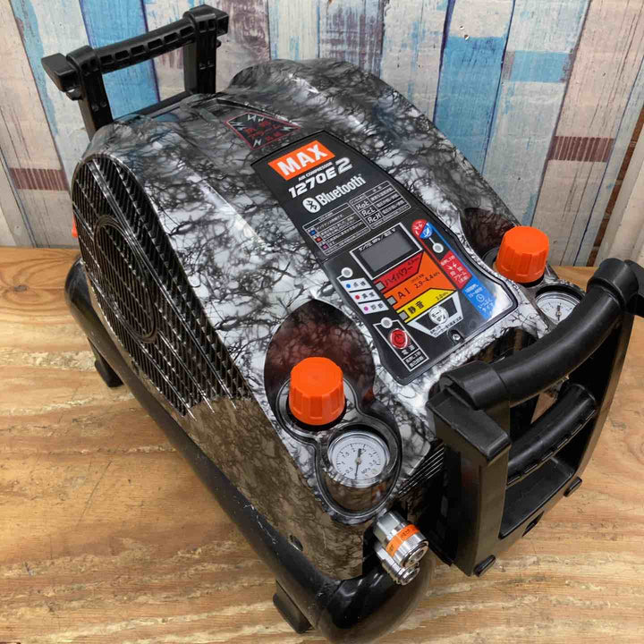 ◇マックス(MAX) 高圧専用エアコンプレッサ AK-HH1270E2 ガイアシルバー【柏店】