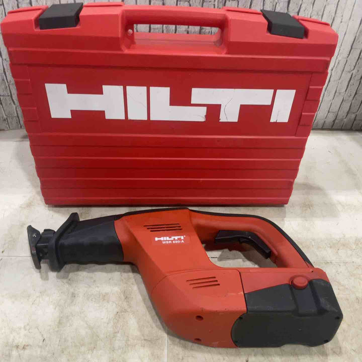 【ジャンク品】◇ヒルティ(HILTI) コードレスセーバソー(レシプロソー) WSR650-A 保証なし【川口店】
