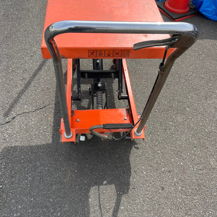【中古品/店頭受取り限定】メーカー不明 油圧リフトテーブル 台車 300㎏【東大和店】