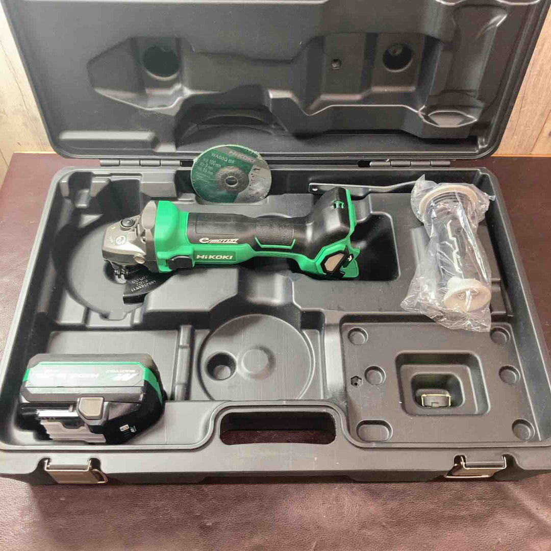 【中古美品】ハイコーキ(HIKOKI ※旧:日立工機) 100mmコードレスディスクグラインダ G3610DA(NN) バッテリー付属 マルチボルト【東大和店】