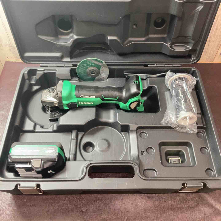 【中古美品】ハイコーキ(HIKOKI ※旧:日立工機) 100mmコードレスディスクグラインダ G3610DA(NN) バッテリー付属 マルチボルト【東大和店】