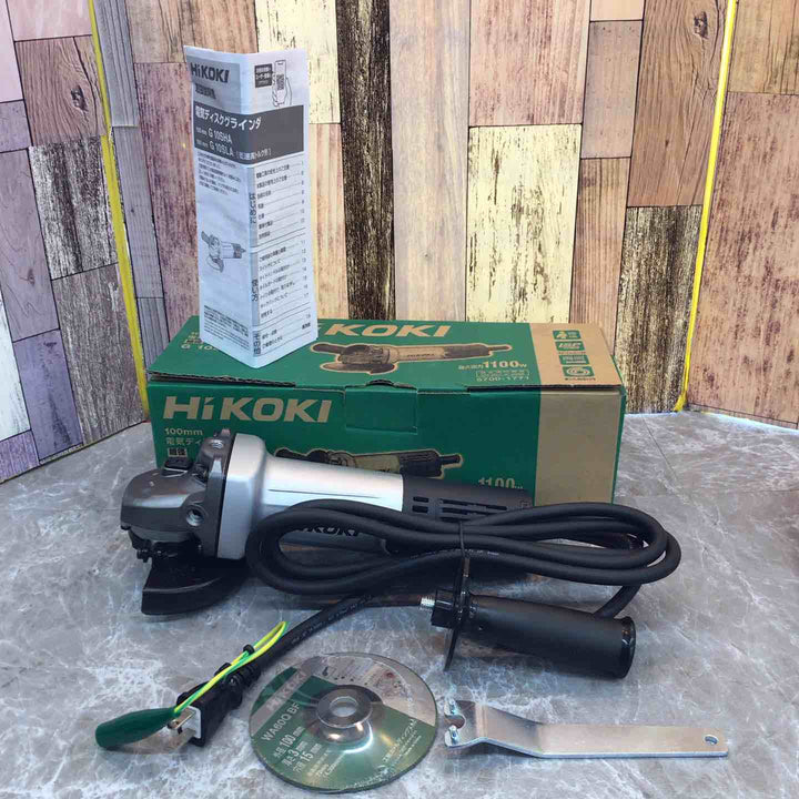 ◇HiKOKI(ハイコーキ) AC100V 100mm ディスクグラインダー アルミボディ スナップスイッチタイプ G10SHA【八潮店】