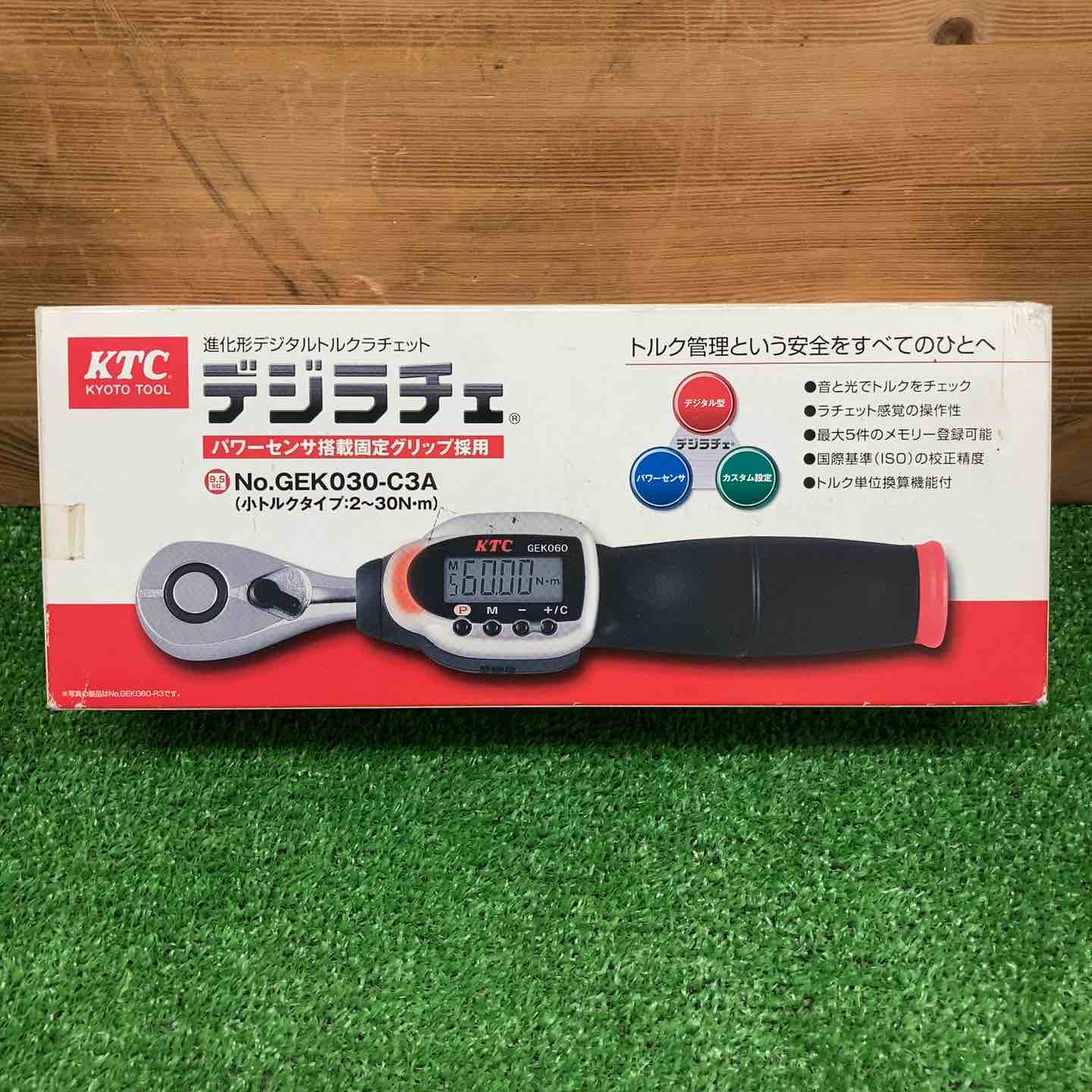 KTC 9.5sq.デジラチェ GEK030-C3A + 六角ビットセット 9.5sq