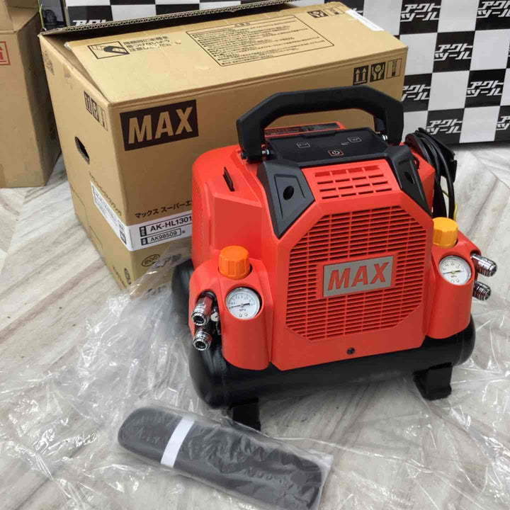 マックス(MAX) 高圧常圧兼用エアコンプレッサ AK-HL1301EDIY エアツール 清掃 乾燥 空気入れ タイヤ 自動車整備　【越谷店】