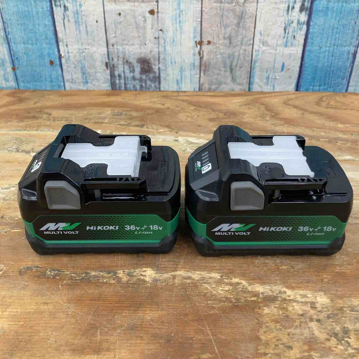 ▼ハイコーキ(HIKOKI ※旧:日立工機) リチウムイオンバッテリー 36V/2.5Ah BSL36A18X ２個セット Bluetooth無し【柏店】