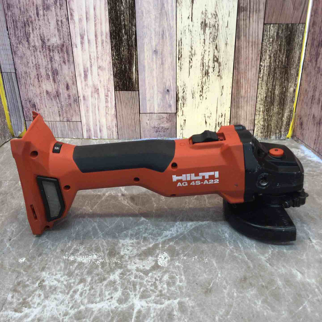 ◇ヒルティ(HILTI) 100mm充電式ディスクグラインダー AG 4S-A22(-100)【八潮店】