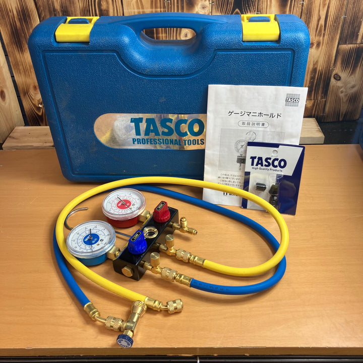 イチネンTASCO TA120K CFC/HCFC対応 ボールバルブ式マニホールド【越谷店】