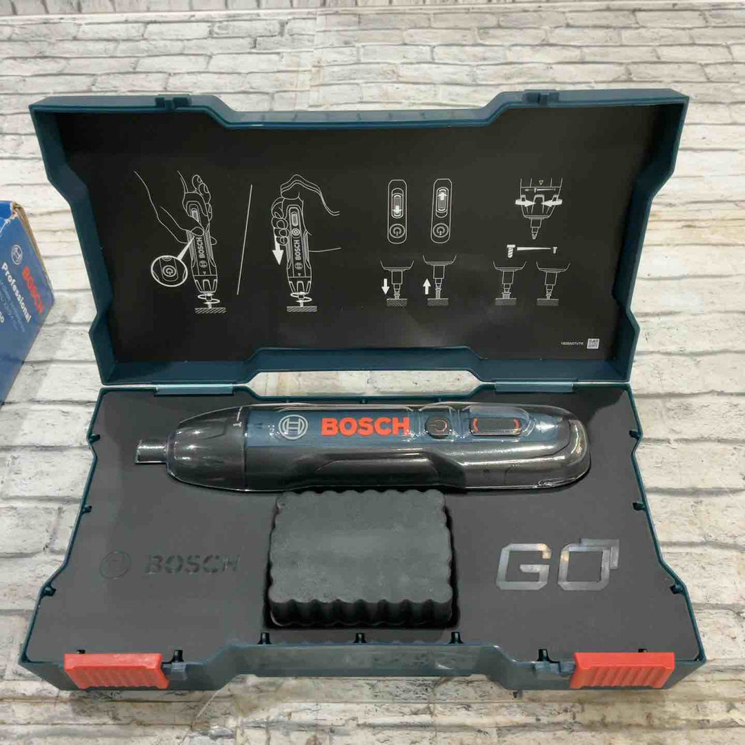 ◇ボッシュ(BOSCH) 3.6Vコードレスドライバー (ドライバービット・キャリングケース・充電コード付き)Bosch GO【川口店】