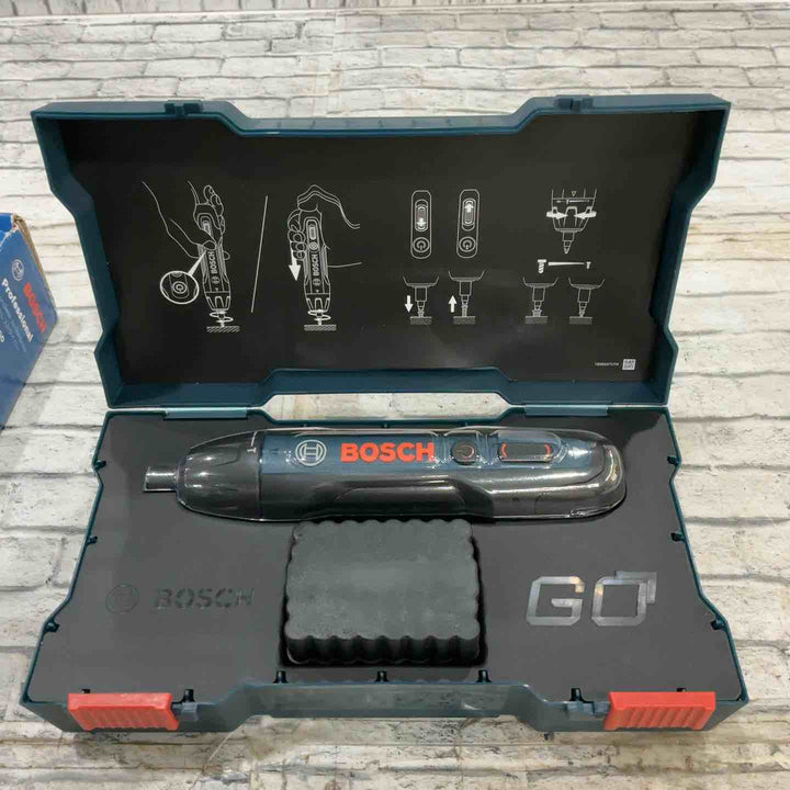 ◇ボッシュ(BOSCH) 3.6Vコードレスドライバー (ドライバービット・キャリングケース・充電コード付き)Bosch GO【川口店】
